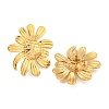 304 Stainless Steel Ear Studs EJEW-P282-02B-G-2