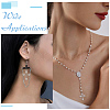 50Pcs Alloy Crystal Rhinestone Pendants ALRI-ME0001-02-5