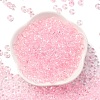 3/0 Baking Paint Transparent Colours Glass Round Seed Beads SEED-L011-13A-10-2
