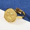 Golden 304 Stainless Steel Finger Rings RJEW-H254-08A-G-1