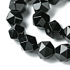 Natural Black Onyx Beads Strands G-K066-13-10mm-4