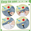 16Pcs 8 Styles Computerized Embroidery Cloth Self Adhesive Patches PATC-GA0001-82-3