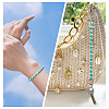 2Pcs Synthetic Turquoise Keychain HJEW-SC0002-27B-5