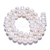 Natural Cultured Freshwater Pearl Beads Strands PEAR-S001-9-10mm-3-5
