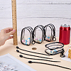 Rectangle Transparent PVC Plastic Storage Zipper Bags ABAG-WH0032-114B-3