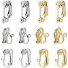 24Pcs 6 Styles 304 Stainless Steel Clip-on Earring Converters Findings STAS-SC0006-79-1