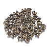 Iron Crimp Beads Covers KK-CJC0001-06B-AB-1