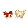 Light Gold Plated Alloy Charms ENAM-T009-03D-1