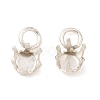 Ion Plating(IP) 304 Stainless Steel Charms Rhinestone Claw Settings X-STAS-U025-02A-S-1