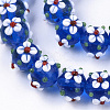 Handmade Lampwork Beads Strands LAMP-N021-001C-3