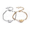 201 Stainless Steel Charm Bracelets BJEW-P258-15-1