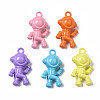 Spray Painted Alloy Pendants PALLOY-T077-164-2