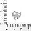 Brass Micro Pave Cubic Zirconia Charms KK-A300-01P-06-3