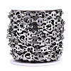 Tarnish Resistant 661 Stainless Steel Heart & Flat Round & Oval Link Chains CHS-T005-02P-3