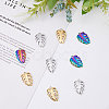 DICOSMETIC 18Pcs 3 Colors 201 Stainless Steel Pendants STAS-DC0013-84-4