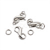 Brass Double Opening Lobster Claw Clasps FIND-TA0001-46P-3