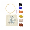 Indian Punch Embroidery Supplies Kit DIY-H155-04-2