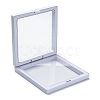 Square Transparent PE Thin Film Suspension Jewelry Display Box CON-D009-01C-05-3