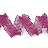 20 Yards Polyester Pleated Elastic Lace Trim SRIB-M015-01B-2