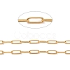 Ion Plating(IP) 304 Stainless Steel Paperclip Chains CHS-O010-01G-4