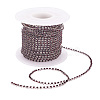 Brass Rhinestone Strass Chains CHC-R125-S6-16S-6