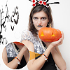 DIY Halloween Gemstone Bracelet Necklace Making Kit DIY-OC0008-56-7