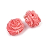 Synthetic Shell Dyed Carved Beads SHEL-U001-07-2