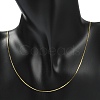 Brass Serpentine Chains CHC-YW0003-01G-5