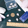 12Pcs Druzy Quartz Crystal Connector Charms FIND-SC0005-34-3
