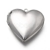 Tarnish Resistant 316 Stainless Steel Locket Pendants X-STAS-P268-07P-2
