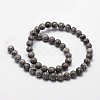 Natural Map Stone/Picasso Stone/Picasso Jasper Beads Strands G-G735-27-10mm-2
