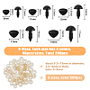 200 Sets 20 Style Triangle Plastic Safety Craft Noses FIND-FH0006-74-2