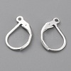 Brass Leverback Earring Findings KK-O131-09S-2
