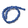 Fish Dyed Natural Lava Rock Beads Strands G-O126-01A-04-2