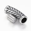 304 Stainless Steel Magnetic Clasps with Glue-in Ends STAS-F130-32AS-2