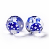 Glass with Enamel Beads LAMP-P058-01E-2