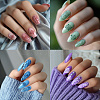 Stainless Steel DIY Nail Art Templates MRMJ-WH0092-064-6