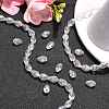 Electroplate Glass Beads Strands EGLA-D015-12x8mm-01-6