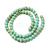 Synthetic Turquoise Beads Strands LS-TURQ-H038-6mm-XXS10-3