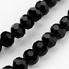 Transparent Glass Bead Strands GLAA-G013-6mm-71-3