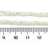 Baking Electroplate Glass Beads Strands X-DGLA-A039-J2MM-B17-4