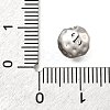 Brass Micro Pave Clear Cubic Zirconia Beads KK-U061-15A-P-3