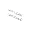 16Pcs 8 Size 201 Stainless Steel Grooved Finger Ring Settings STAS-UN0041-45-8