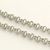 Tarnish Resistant 304 Stainless Steel Double Link Rolo Chains CHS-R009-07-1