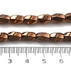 Electroplated Synthetic Non-magnetic Hematite Beads Strands G-P545-G02-02D-4