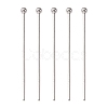 Tarnish Resistant 304 Stainless Steel Ball Head pins STAS-N017-02-30mm-1