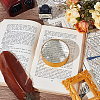 Zinc Alloy and Glass Handheld Magnifier TOOL-WH0300-04-4