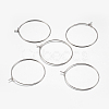 316 Surgical Stainless Steel Hoop Earrings Findings STAS-F149-32P-A-1