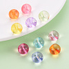 1-Hole Transparent Acrylic Buttons X-TACR-S154-50B-6