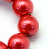 Baking Paint Pearlized Glass Pearl Round Bead Strands HY-Q003-6mm-74-3